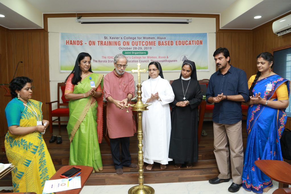 Inauguration of Hands-on Training on Outcome Based Education by Dr. Rajan Gurukkal